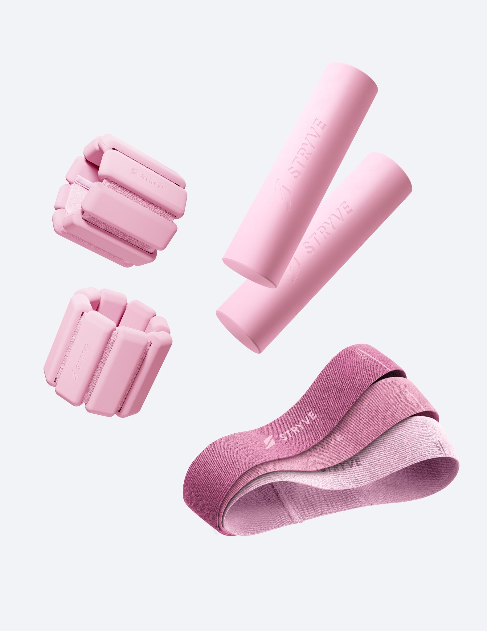 Pilates-Bundle – Bänder, Ankle Weights & Slim Weights Set - STRYVE — For the better.