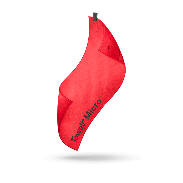 STRYVE Gym Towel Power Red Towell+ Micro – aus Mikrofaser