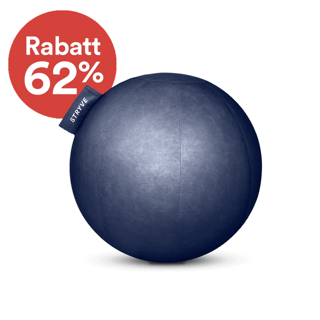 STRYVE Sitzbälle Royal Blue / 65 cm Active Ball | Kunstleder