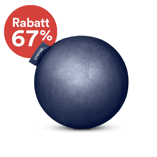 STRYVE Sitzbälle Royal Blue / 70 cm Active Ball | Kunstleder