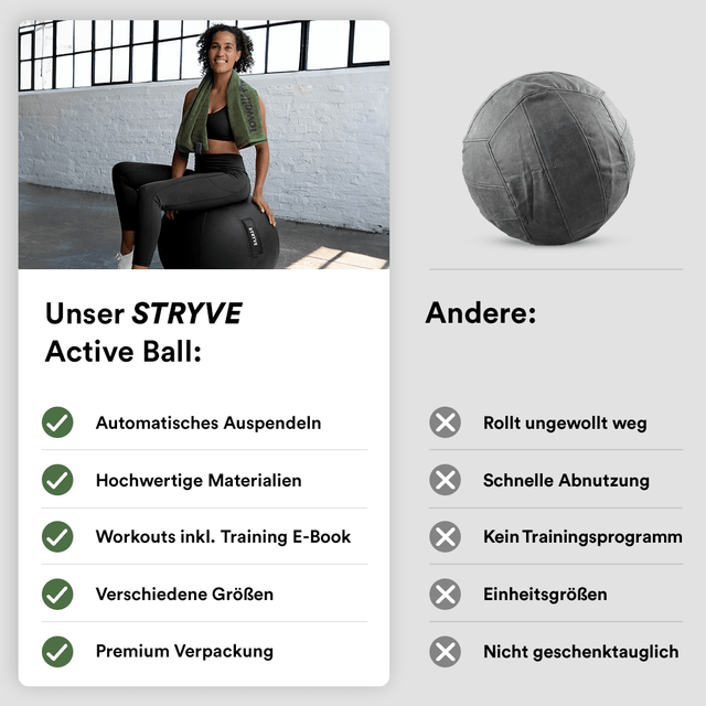 STRYVE Sitzbälle Active Ball | Kunstleder