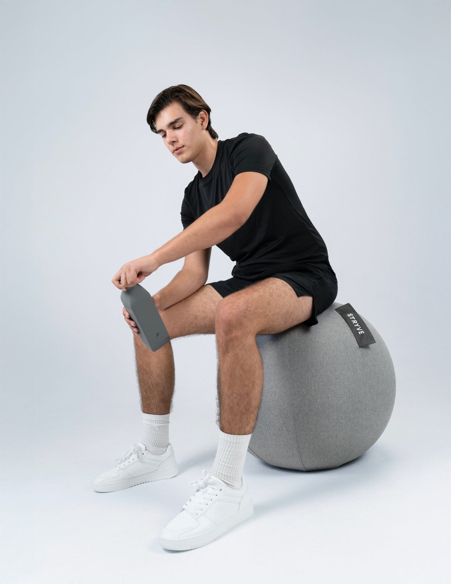 Sitzball Active Ball aus Leinen – ergonomischer Sitzball