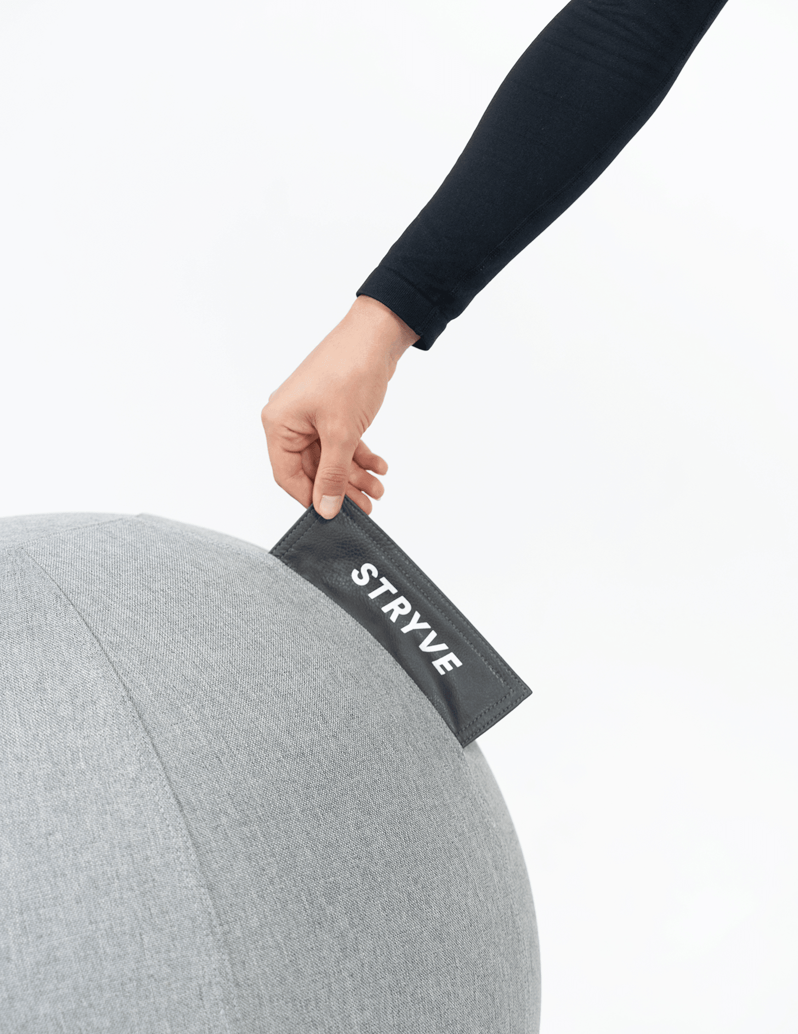 Sitzball Active Ball aus Leinen – ergonomischer Sitzball
