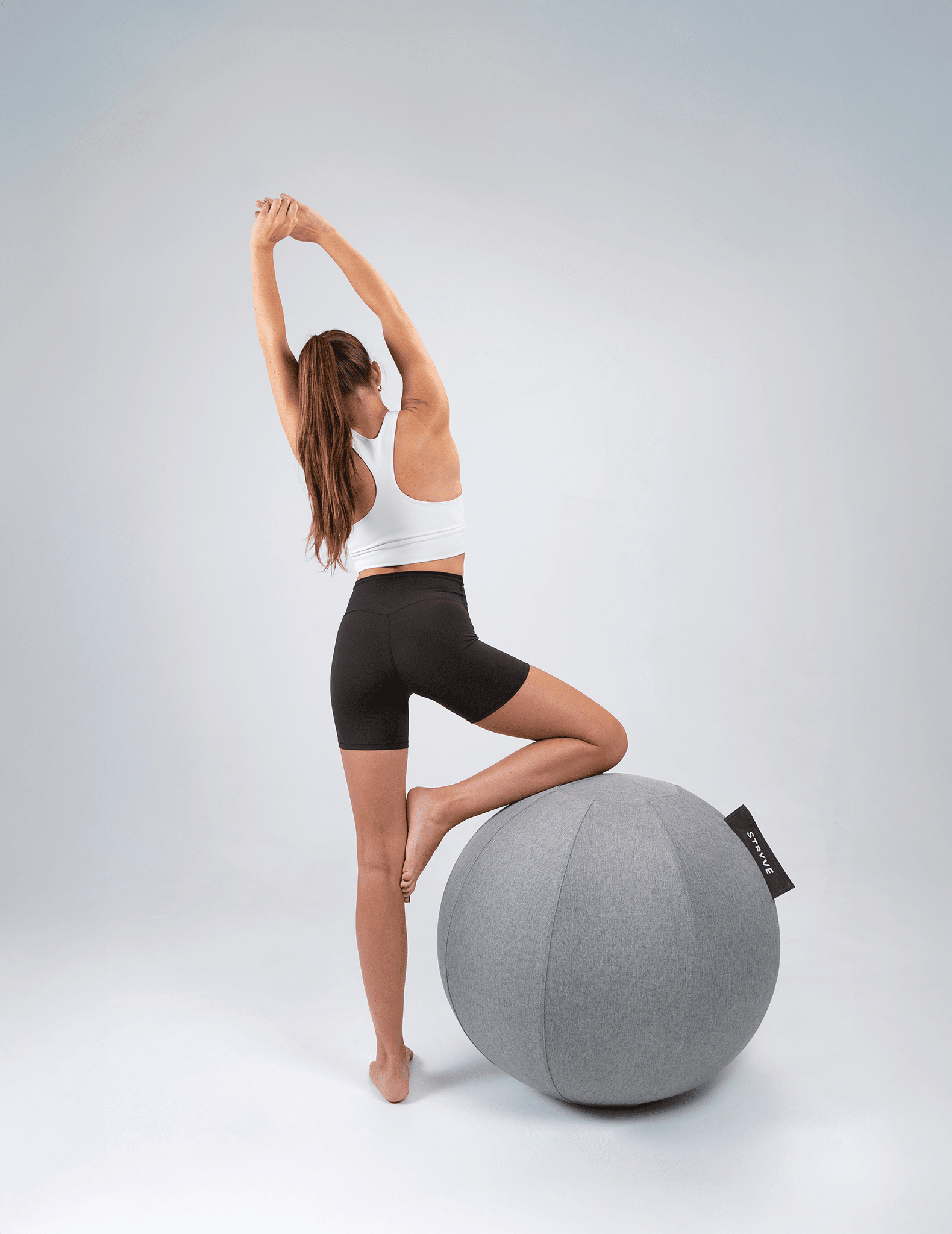 Sitzball Active Ball aus Leinen – ergonomischer Sitzball