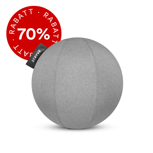 STRYVE Sitzbälle Casual Grey / 65 cm Active Ball | Leinenoptik