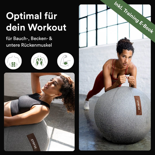 STRYVE Sitzbälle Active Ball | Wollfilz