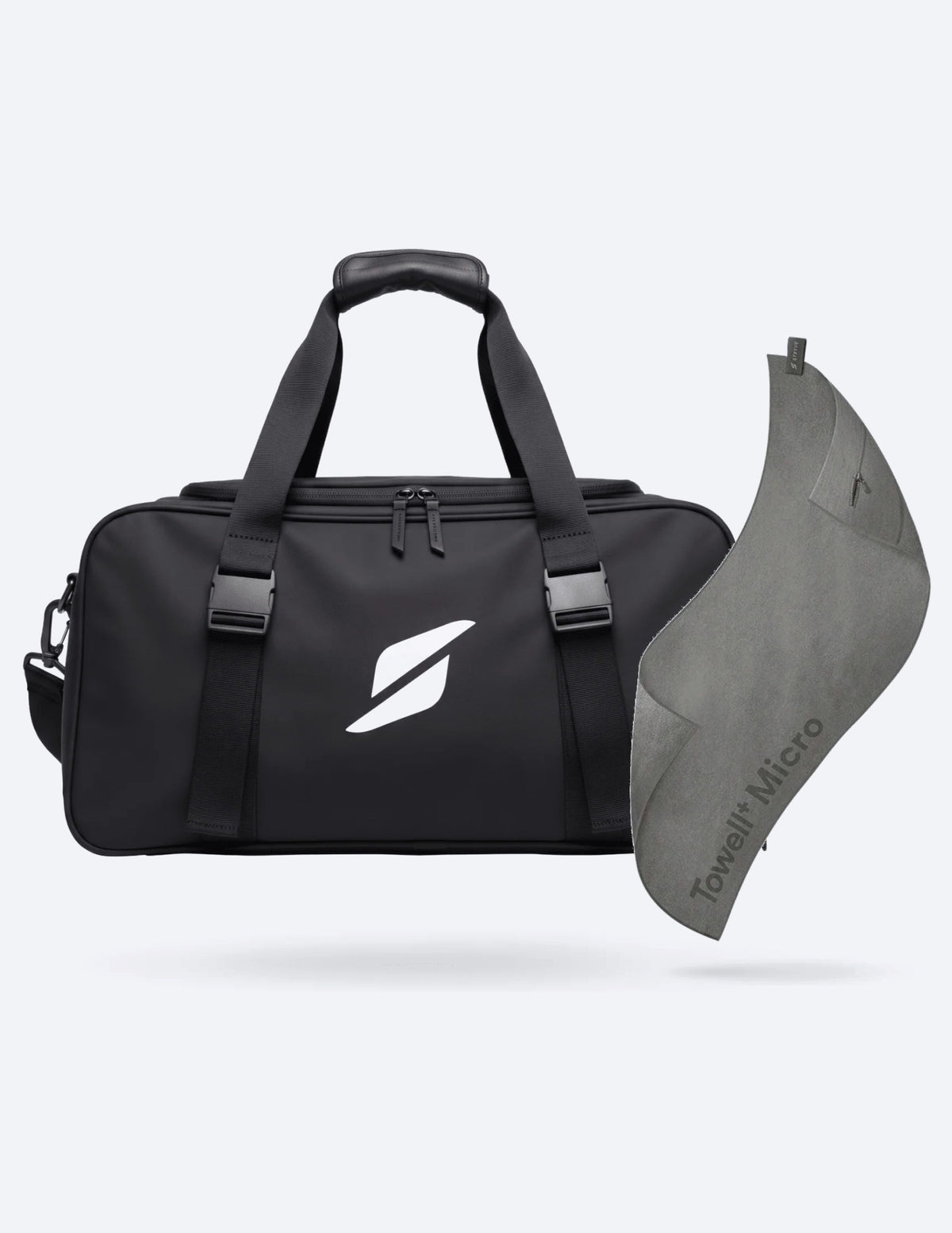 Better Sports Bag Monster Bundle – Sporttasche Schwarz & Towell+ Micro