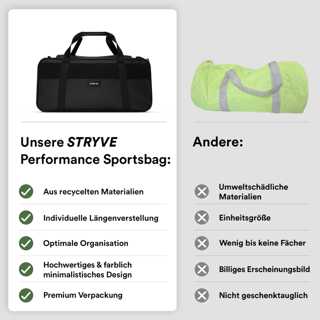 STRYVE — For the better. Performance Sportsbag