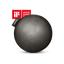 STRYVE Balance Ball Stone Grey 65 cm Active Ball – Lederstoff