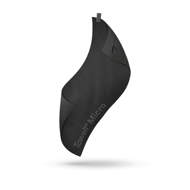 STRYVE Gym Towel All Black Towell+ Micro – aus Mikrofaser