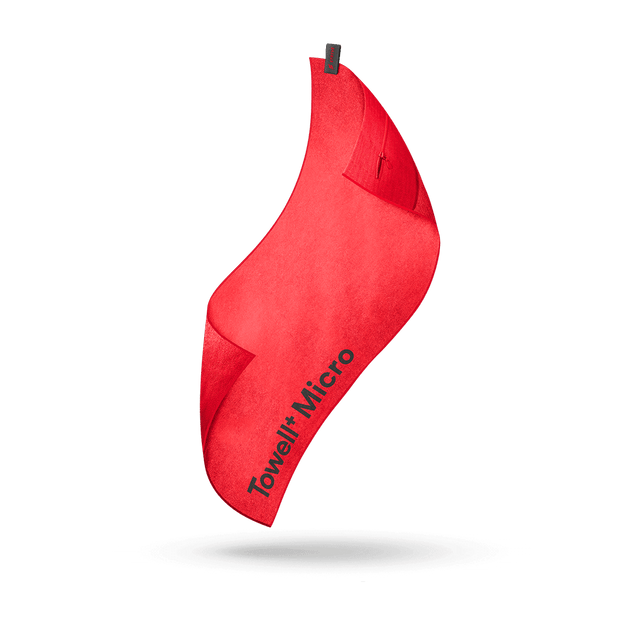 STRYVE Gym Towel Power Red Towell+ Micro – aus Mikrofaser