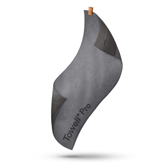 STRYVE Gym Towel Iron Grey Towell+ Pro – Sporthandtuch